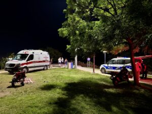 ANTALYA (AA) – Antalya'da Düden Şelalesi'nin denize döküldüğü noktadan bir