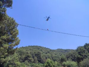 ANTALYA (AA) – Antalya'nın Kaş ilçesinde ormanlık alanda çıkan yangın