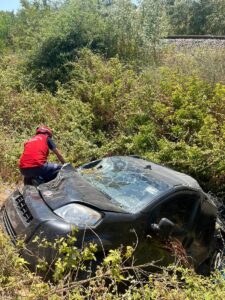 BALIKESİR (AA) – Balıkesir'in Susurluk ilçesinde otomobil ile motosikletin çarpışması
