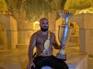 EDİRNE (AA) – 664. Tarihi Kırkpınar Yağlı Güreşleri finalinde Feyzullah