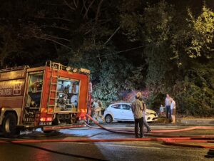 İSTANBUL (AA) – Beykoz'da ormanlık alanda çıkan yangın itfaiye ekiplerinin