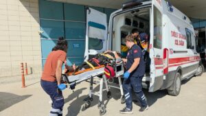 BURSA (AA) – Bursa'nın İnegöl ilçesinde arızayı gidermek isterken akıma