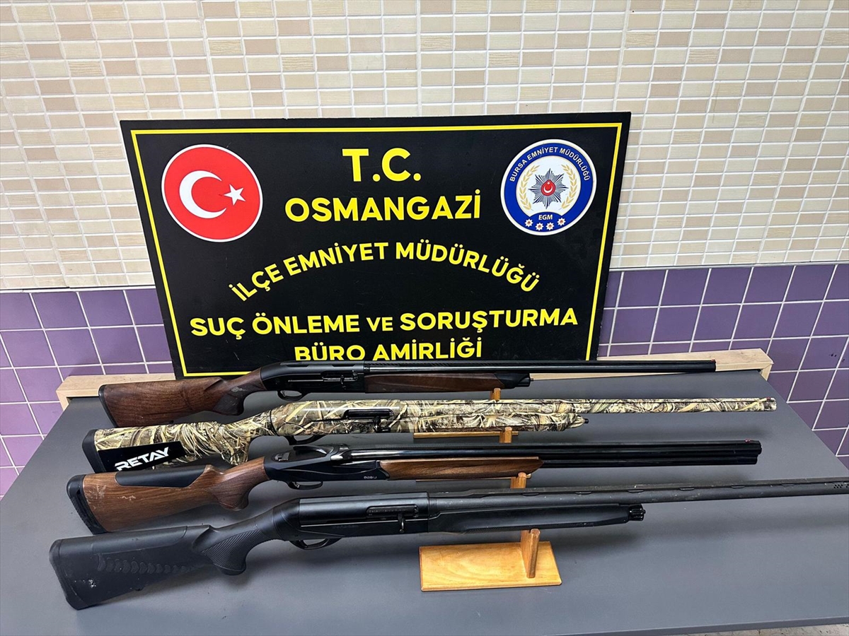 Bursa'da havaya ateş açan 4 şüpheli yakalandı