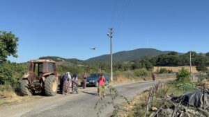 ÇANAKKALE (AA) – Çanakkale'nin Çan ilçesindeki tarım alanında çıkan yangına,