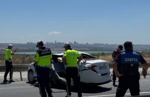 İSTANBUL (AA) – Çatalca'da otomobilin bariyere çarpması sonucu jandarma astsubay