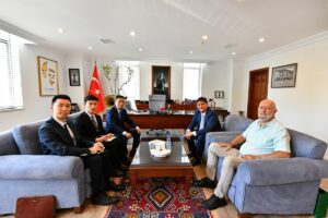 MUĞLA (AA) – Çin Halk Cumhuriyeti Ankara Büyükelçiliği'nden bir heyet,