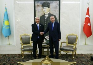 ANKARA (AA) – Cumhurbaşkanı Recep Tayyip Erdoğan, Kazakistan Cumhurbaşkanı Kasım