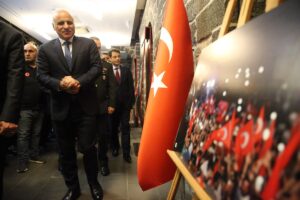 - "Bugün 'Terörsüz Türkiye' vizyonuyla bu küresel oyunu, bu kirli