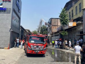 DİYARBAKIR (AA) – Diyarbakır'da 1. Sanayi Sitesi'ndeki bir iş yerinde