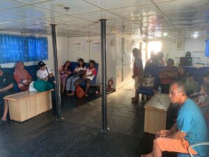 MANADO (AA) – Endonezya'nın Kuzey Sulawesi eyaleti açıklarında yolcu feribotunun