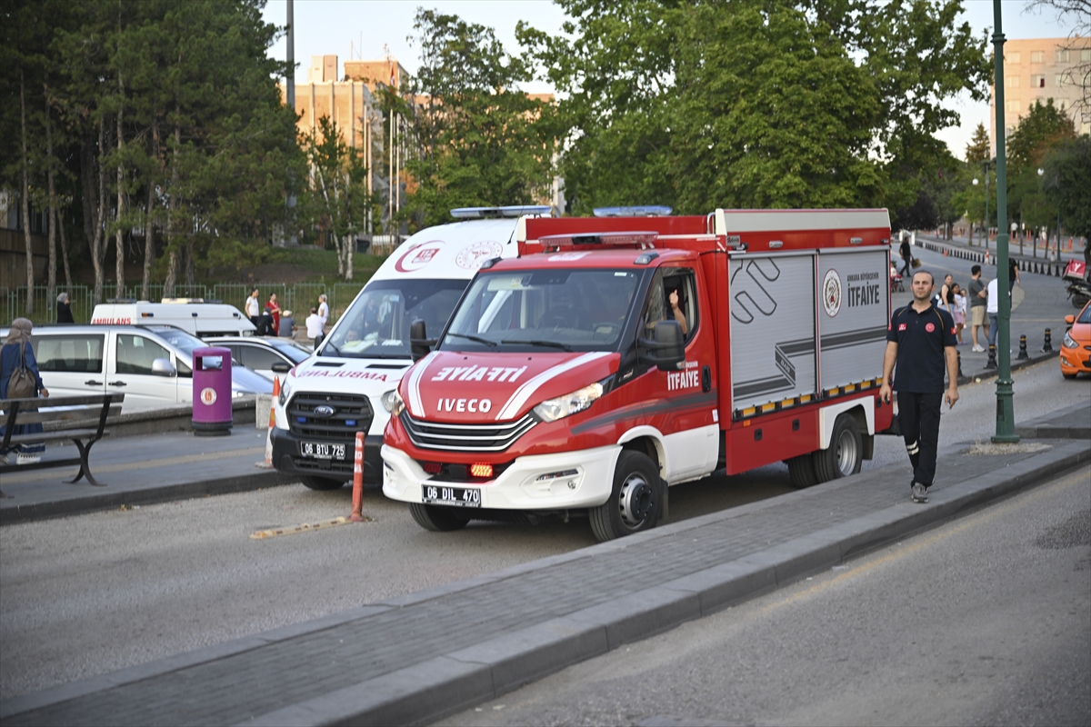 Hacettepe Üniversitesi Hastanesinin çocuk bölümünde çıkan yangın söndürüldü