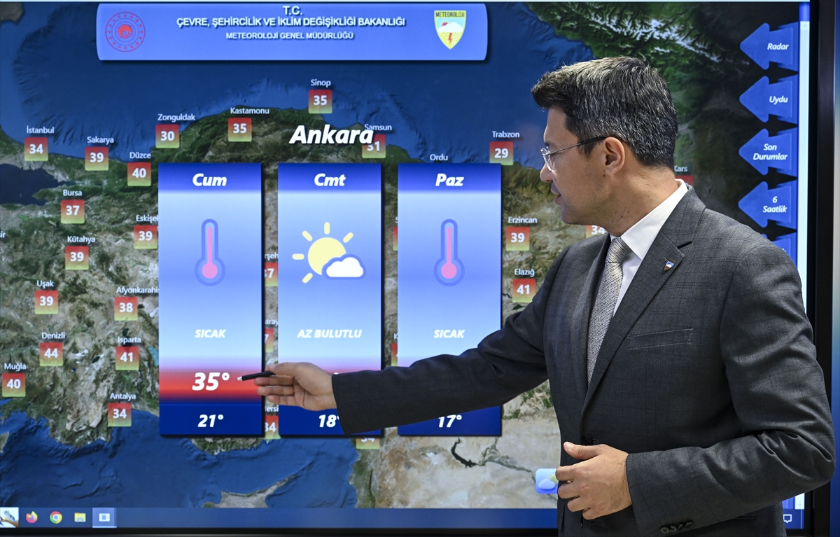 Hafta sonu sıcak hava etkisini sürdürecek