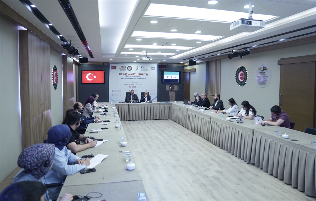 HAK-İŞ ile Suriye Sendikalar Federasyonu arasında işbirliği anlaşması imzalandı