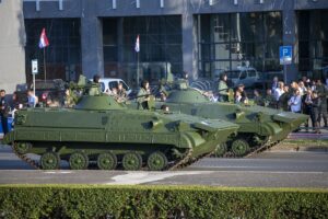 ANKARA (AA) – Hırvatistan'ın başkenti Zagrep'te, ordunun Sırplara karşı gerçekleştirdiği