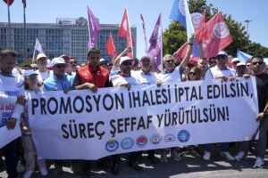 İSTANBUL (AA) – İstanbul Büyükşehir Belediyesi (İBB) işçilerinin üyesi olduğu