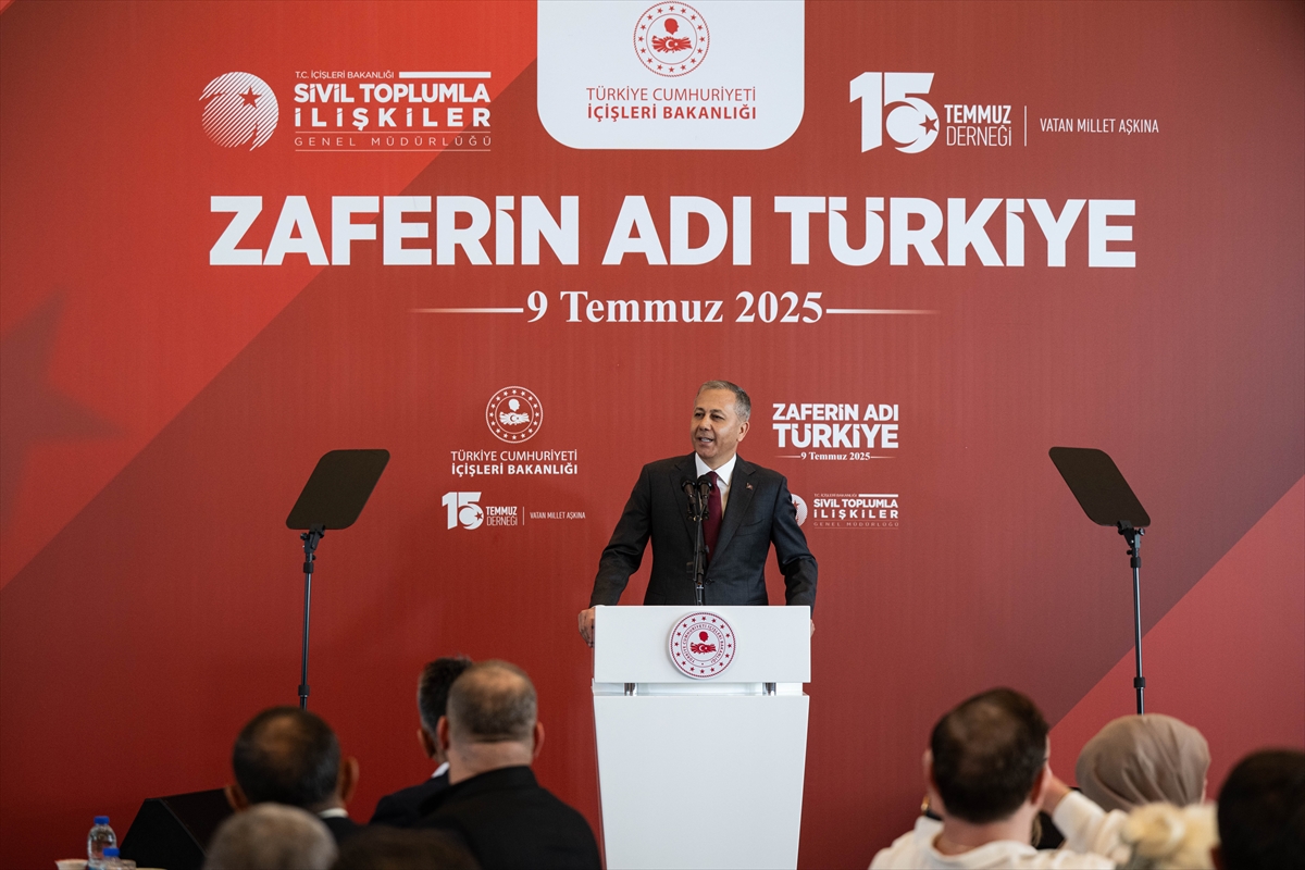 İçişleri Bakanı Yerlikaya, “Zaferin Adı Türkiye” programında konuştu: