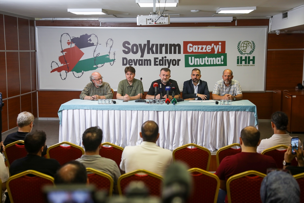 İHH'den “Soykırım Devam Ediyor, Gazze'yi Unutma!” basın toplantısı