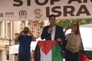 - Ülkede temmuz başında yasaklanan Palestine Action'a destek için bir