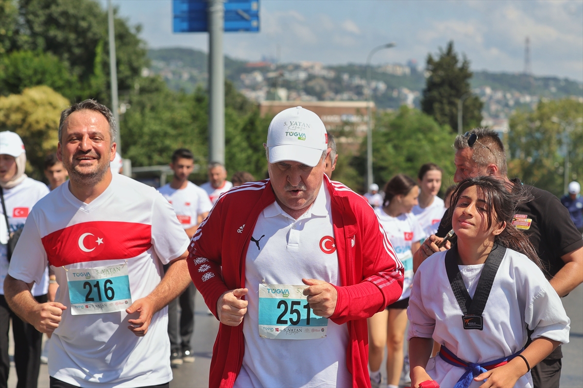 İstanbul'da düzenlenen Vatan Koşusu'yla 15 Temmuz Şehitleri anıldı