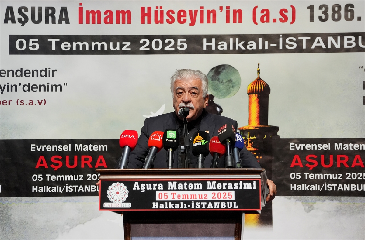 İstanbul'da Hazreti Hüseyin “Evrensel Aşura Matem Merasimi” ile anıldı