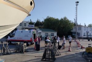 MUĞLA (AA) – Ege Denizi'ndeki İstanköy (Kos) Adası'nda kalp rahatsızlığı