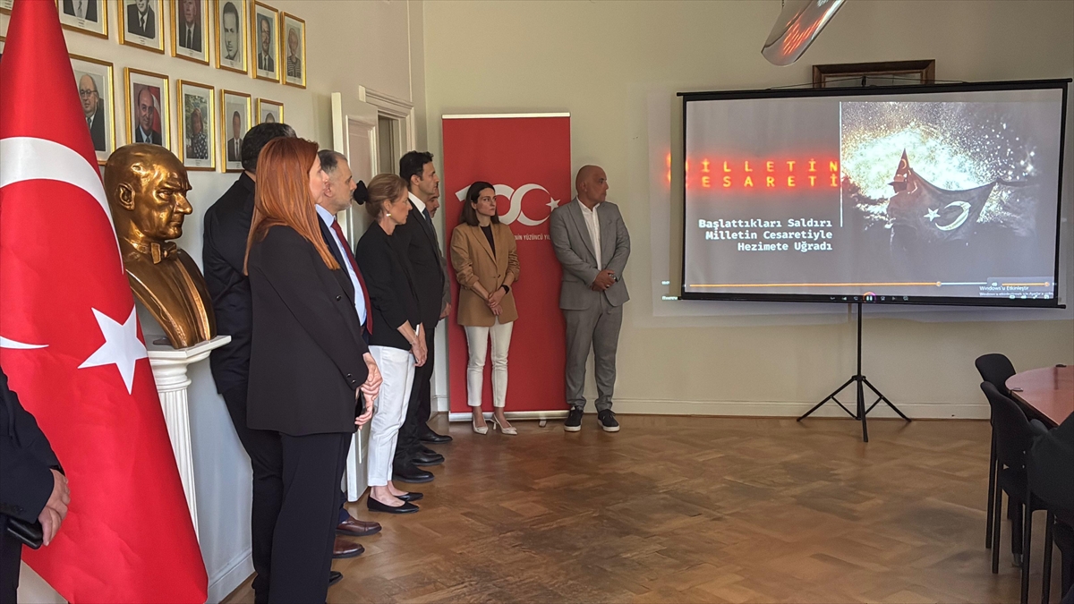 İsveç’te 15 Temmuz Demokrasi ve Milli Birlik Günü etkinliği düzenlendi