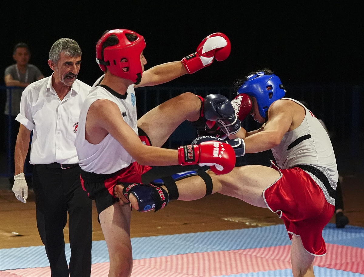 İzmir'de düzenlenen Türkiye Kick Boks Şampiyonası sona erdi