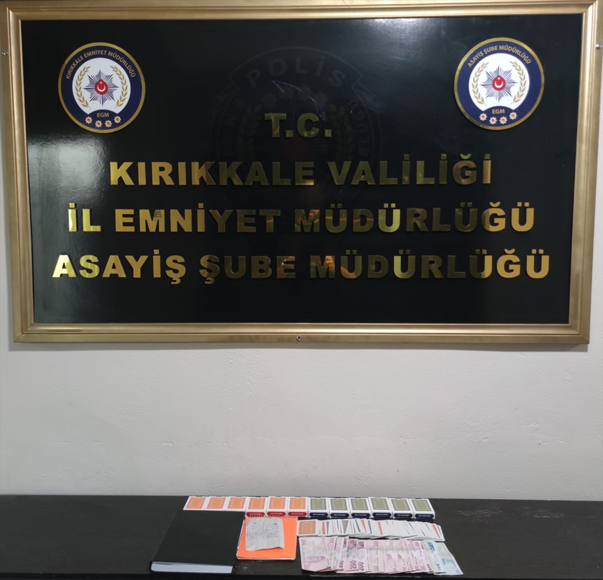 Kırıkkale'de dernekte kumar oynayan 6 kişiye 55 bin 482 lira ceza kesildi