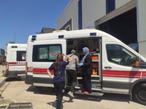 KOCAELİ (AA) – Kocaeli'nin Dilovası ilçesinde bir fabrikada çıkan yangında