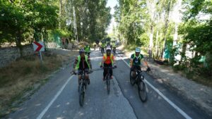 KONYA (AA) – Konya'da çok sayıda bisikletlinin katıldığı etkinlik kapsamında