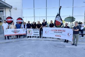 KONYA (AA) – Konya Şehir Hastanesi'nde, bir hasta yakınının silahlı