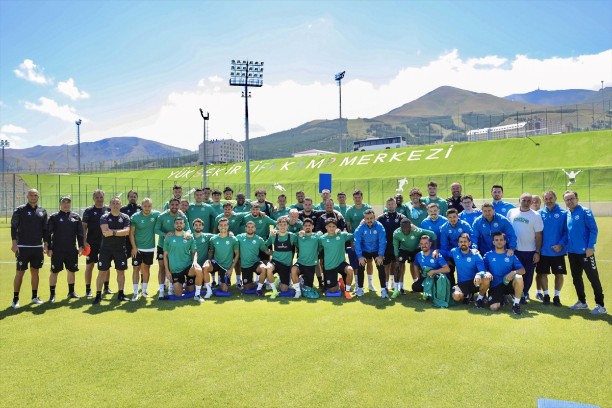Konyaspor, sezonun ikinci etap hazırlıklarına Erzurum'da başladı