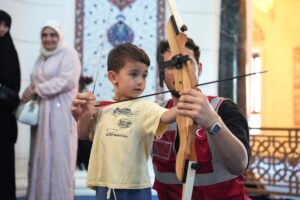 İSTANBUL (AA) – İstanbul'da, yaz döneminde Kur'an kursuna giden çocuklar