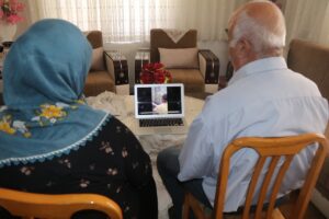 ÇANKIRI (AA) – Karabük'te orman yangınına müdahale ederken çekilen videoyla