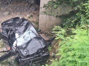 RİZE (AA) – Rize'nin Fındıklı ilçesinde iki otomobilin çarpışması sonucu