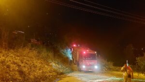 SAKARYA (AA) – Sakarya'nın Akyazı ilçesinde, ormanlık alanda çıkan yangın