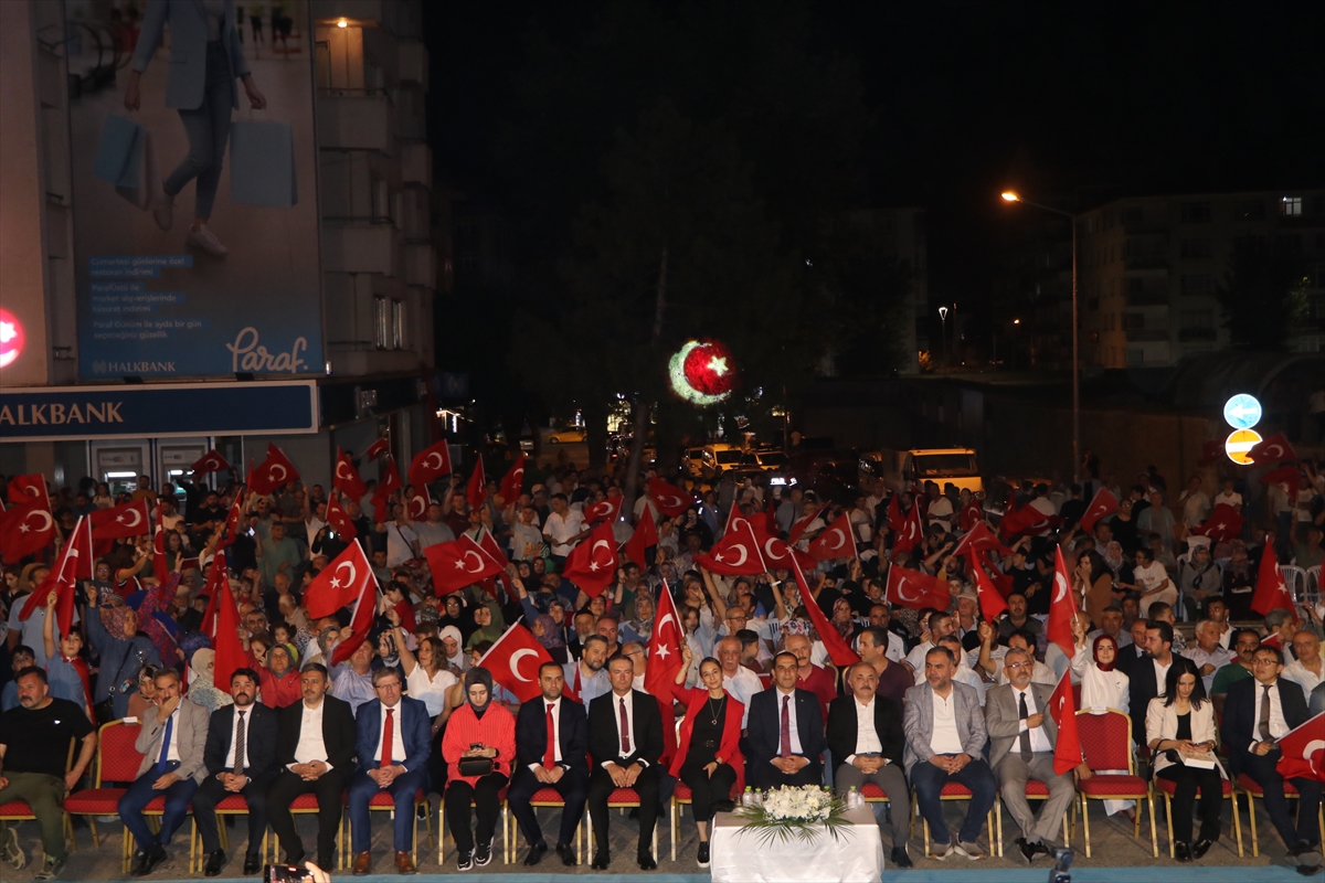 Samsun ve çevre illerde 15 Temmuz Demokrasi ve Milli Birlik Günü etkinlikleri düzenlendi