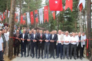 SAMSUN (AA) – Samsun'un Alaçam ilçesinde, Hüseyin Dede Mesire Alanı