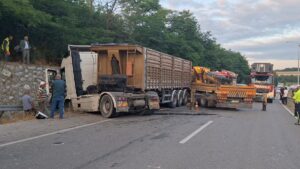 SAMSUN (AA) – Samsun'un Bafra ilçesinde tırla çarpışan traktördeki 2