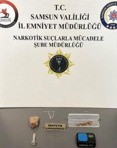 SAMSUN (AA) – Samsun'da düzenlenen uyuşturucu operasyonunda 5 şüpheli gözaltına