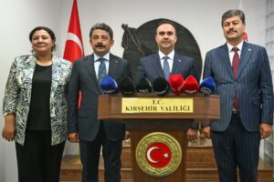 KIRŞEHİR (AA) – Sanayi ve Teknoloji Bakanı Mehmet Fatih Kacır,