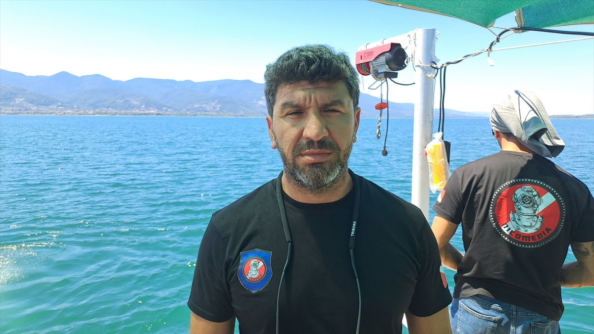 Sapanca Gölü'ndeki içme suyu hattı temizlik çalışmaları 3 ay sürecek