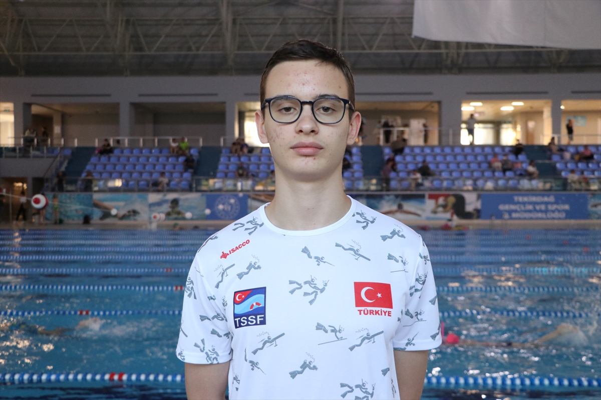 Serbest dalışta dünya ikincisi Timur Alp Kuru'nun hedefi altın madalya: