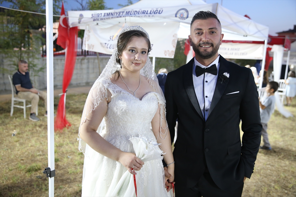 Siirt'te “Sağdıcım Polis Olsun Projesi” ile 40 çift dünyaevine girdi