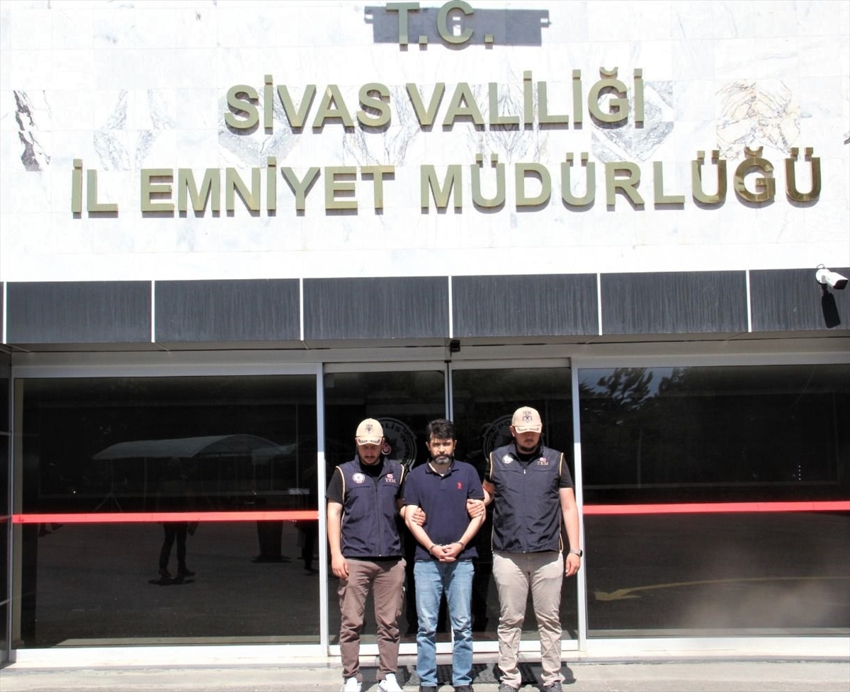 Sivas'ta hakkında kesinleşmiş 15 yıl 7 ay 15 gün hapis cezası bulunan hükümlü yakalandı