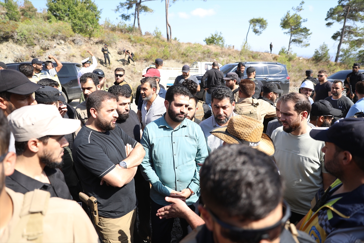 Suriye'de orman yangınlarıyla bağlantılı olduğu değerlendirilen şüpheliler gözaltına alındı