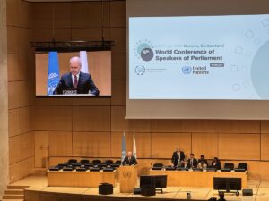 CENEVRE – Türkiye Büyük Millet Meclisi (TBMM) Başkanı Numan Kurtulmuş,