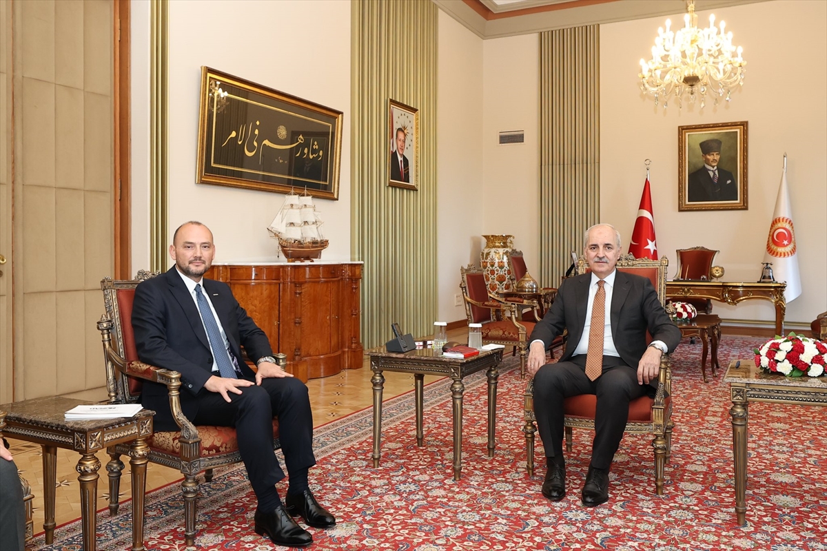 TBMM Başkanı  Kurtulmuş, MÜSİAD Genel Başkanı Özdemir'i kabul etti