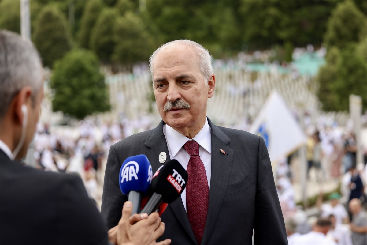 TBMM Başkanı Kurtulmuş, Srebrenitsa'da gündemi değerlendirdi: