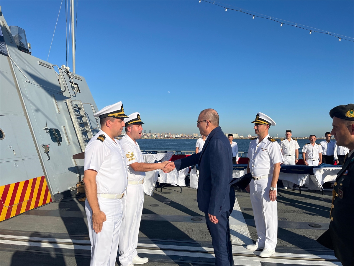 TCG Büyükada Korveti, İskenderiye Limanı’nı ziyaret etti